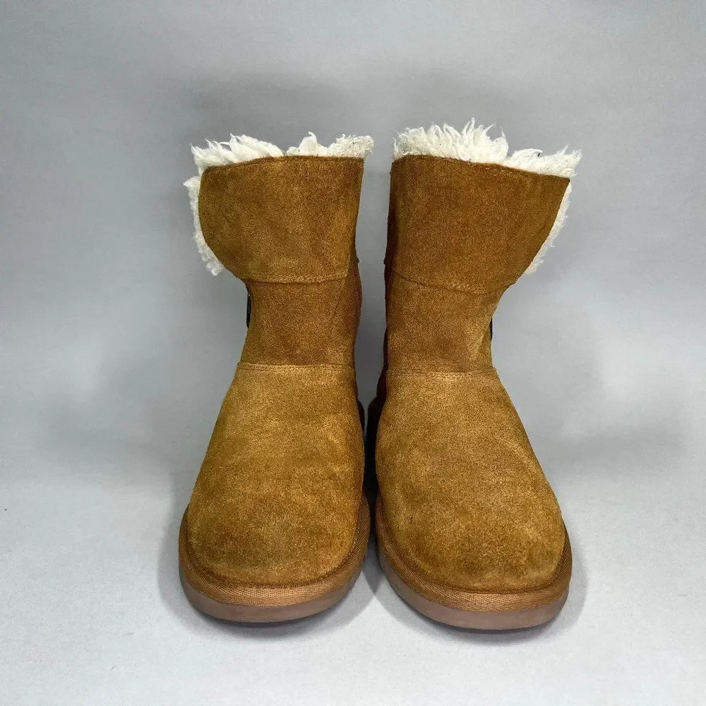 Koolaburra By UGG Girl's‎ Short Chestnut Suede Winter Boots